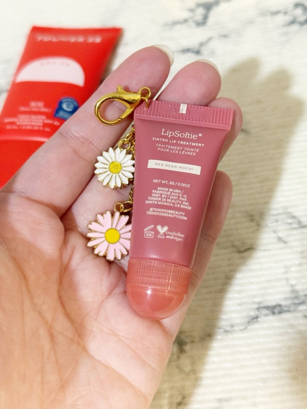 Tower 28 SOS Face Guard SPF 30 Sunscreen & Lip Treatment (Added Daisy Bag Charm) - Picture 8 of 16